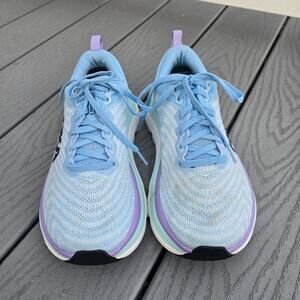 Hoka One Women's Gaviota 5 Running Shoes Blue, Size 8